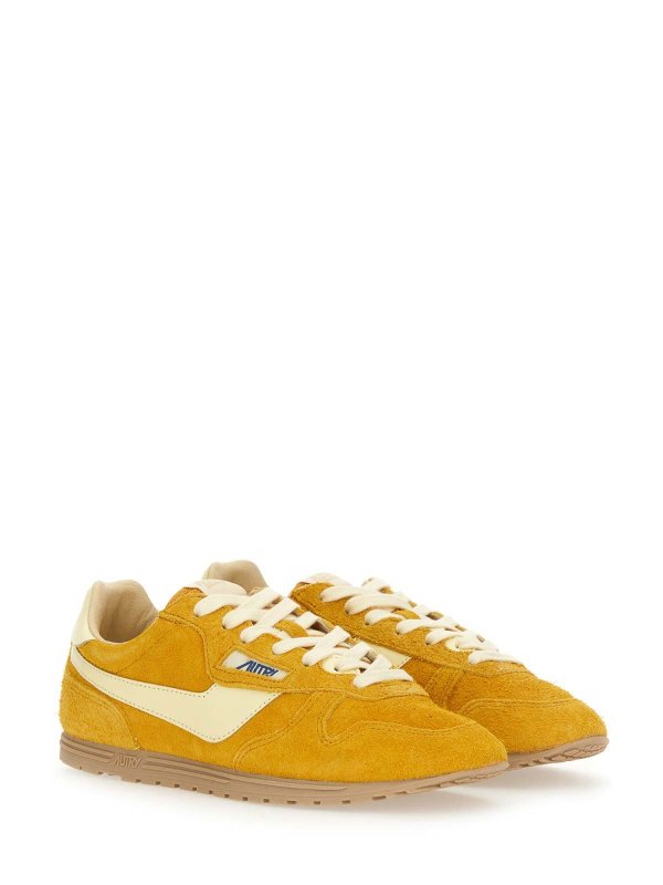 AUTRY: trainers online - Windspin suede and leather trainers