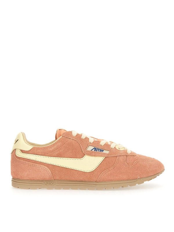 AUTRY: trainers - Windspin suede and leather trainers
