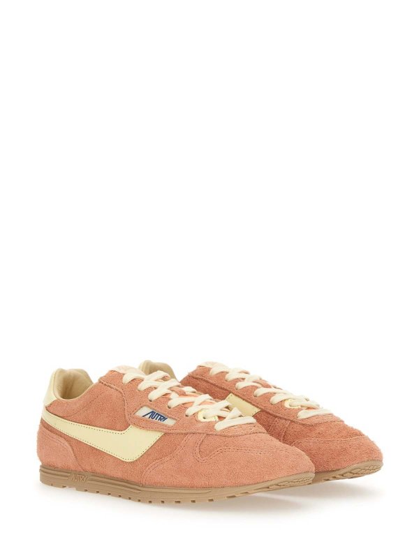 AUTRY: trainers online - Windspin suede and leather trainers