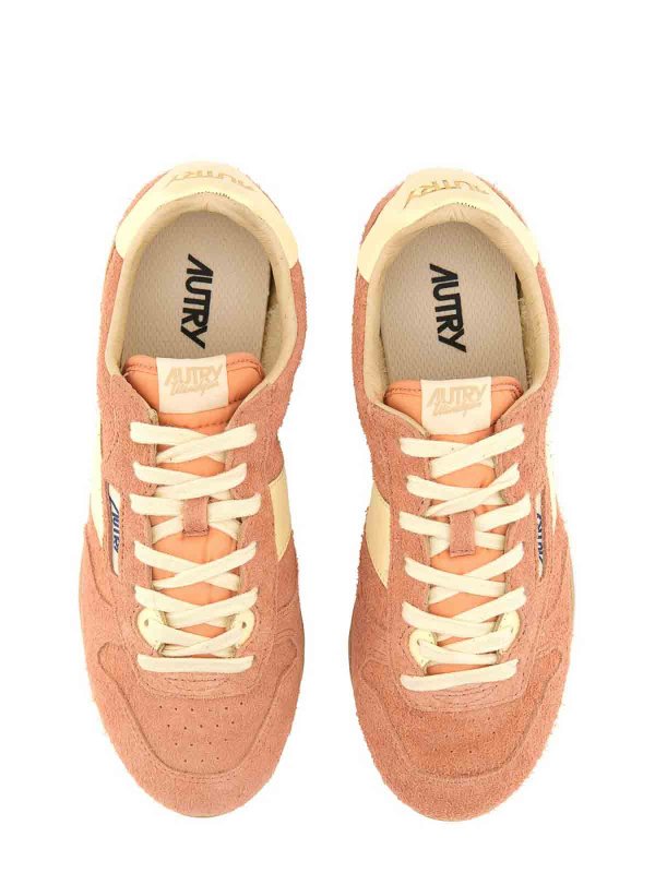 The Best Shops AUTRY: Windspin suede and leather trainers