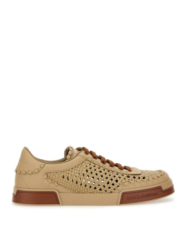 DOLCE & GABBANA: trainers - Woven Portofino Sneaker