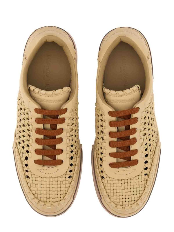 DOLCE & GABBANA: trainers online - Woven Portofino Sneaker