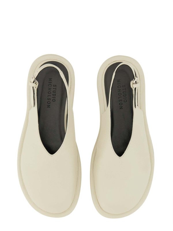 The Best Shops STUDIO NICHOLSON: Mules - Mules - Blanc