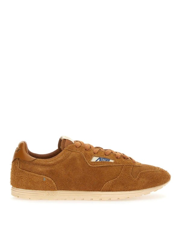 AUTRY: trainers - Windspin suede and leather trainers