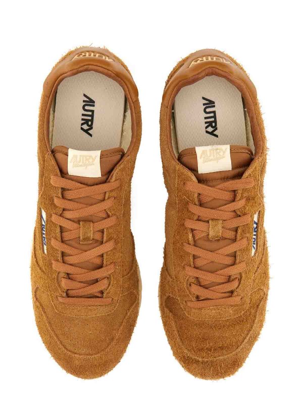 The Best Shops AUTRY: Windspin suede and leather trainers