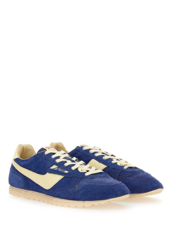 AUTRY: trainers online - Windspin suede and leather trainers