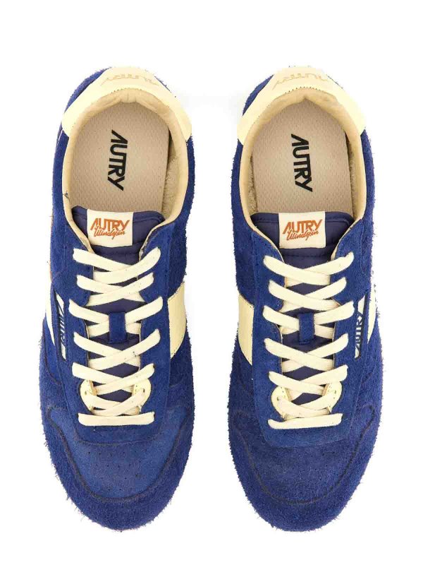 The Best Shops AUTRY: Windspin suede and leather trainers