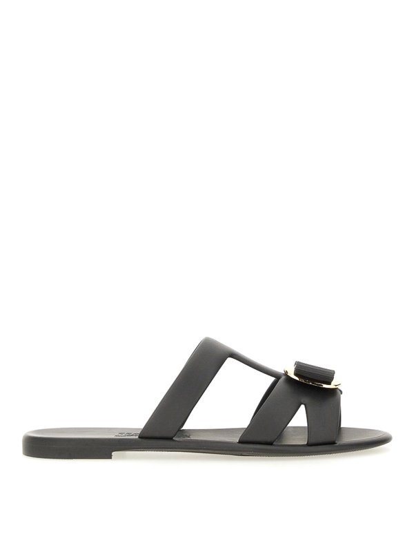 FERRAGAMO: sandals - Slide Sandal New Vara
