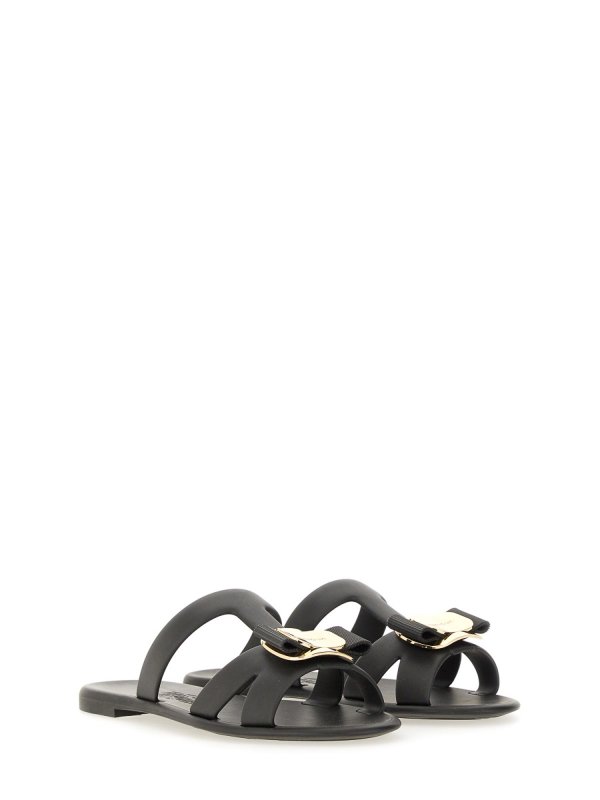 FERRAGAMO: sandals online - Slide Sandal New Vara