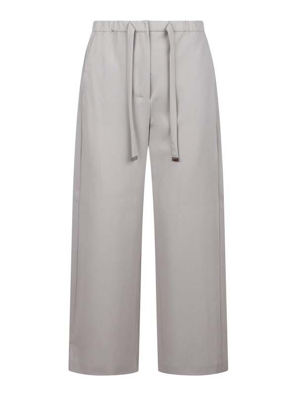 S MAX MARA: トラウザーショーツ - ショートパンツ - グレー