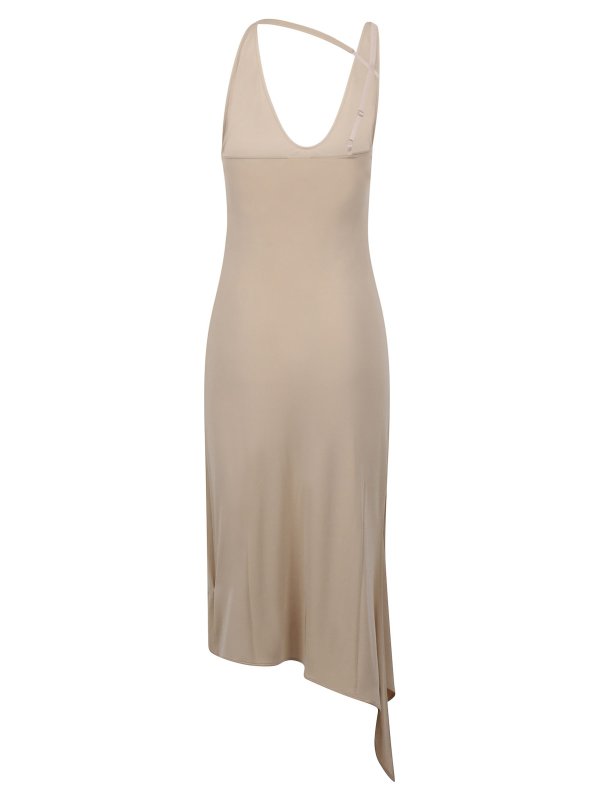 Courreges: イブニングドレス online - イブニングドレス - ベージュ