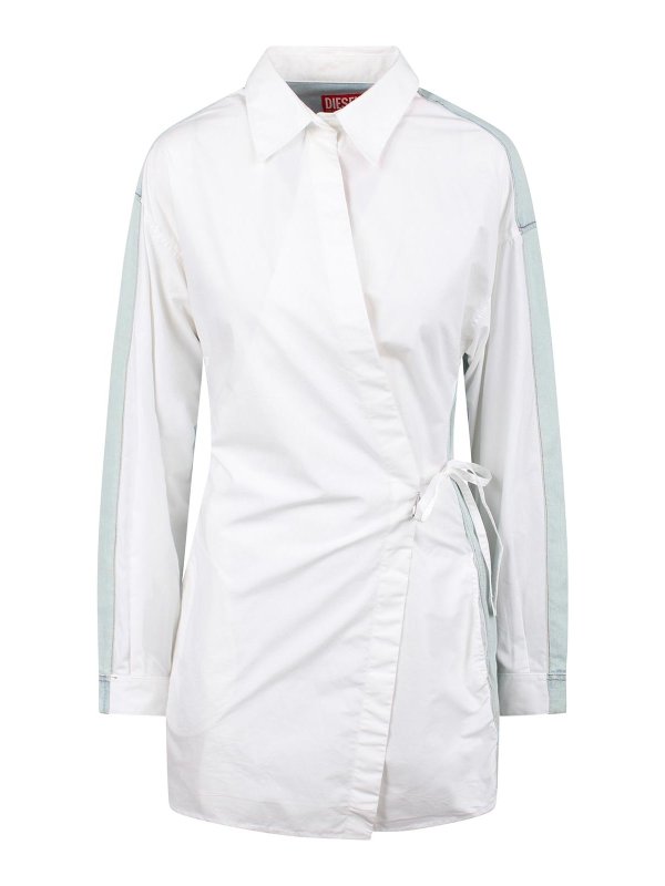 DIESEL: ショートドレス - ショートドレス - 白