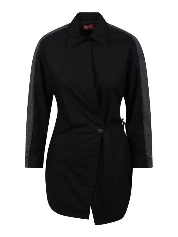 DIESEL: Vestidos cortos - Vestido Corto - Negro