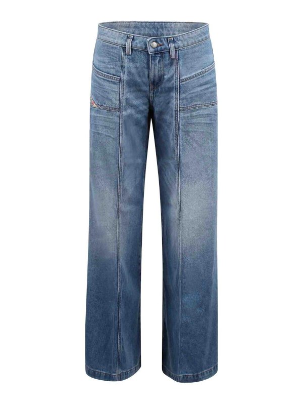 DIESEL: ブーツカットジーンズ - ブーツカットジーンズ - ブルー