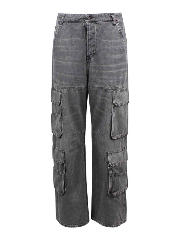 DIESEL: Jeans boot-cut - Jeans Boot-Cut - Negro