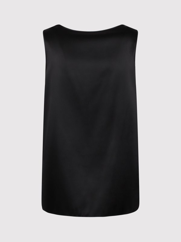 DOLCE & GABBANA: Tops y camisetas sin mangas online - Top - Negro