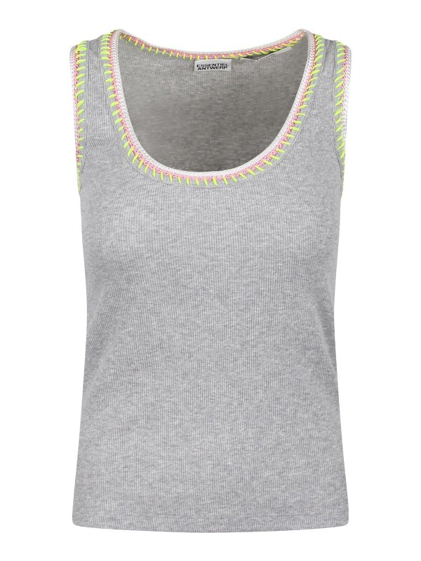 ESSENTIEL ANTWERP: Tops & Tank tops - Tank top with embroidery
