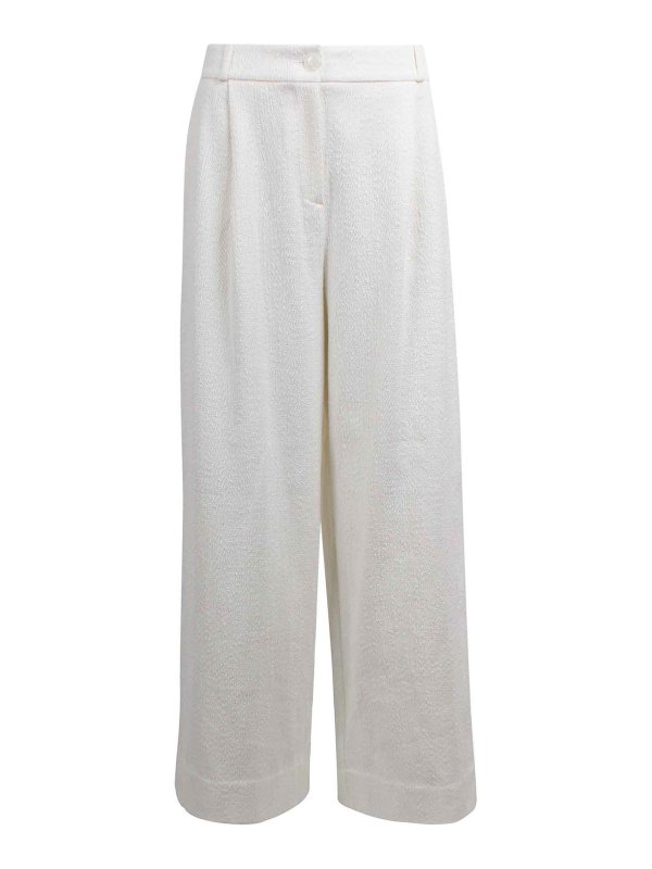 ESSENTIEL ANTWERP: カジュアルトラウザー - カジュアルパンツ - 白