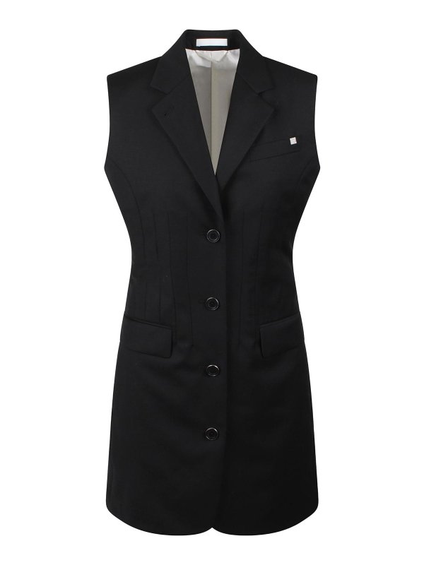 HELMUT LANG: Vestes de costume - Blazer - Noir