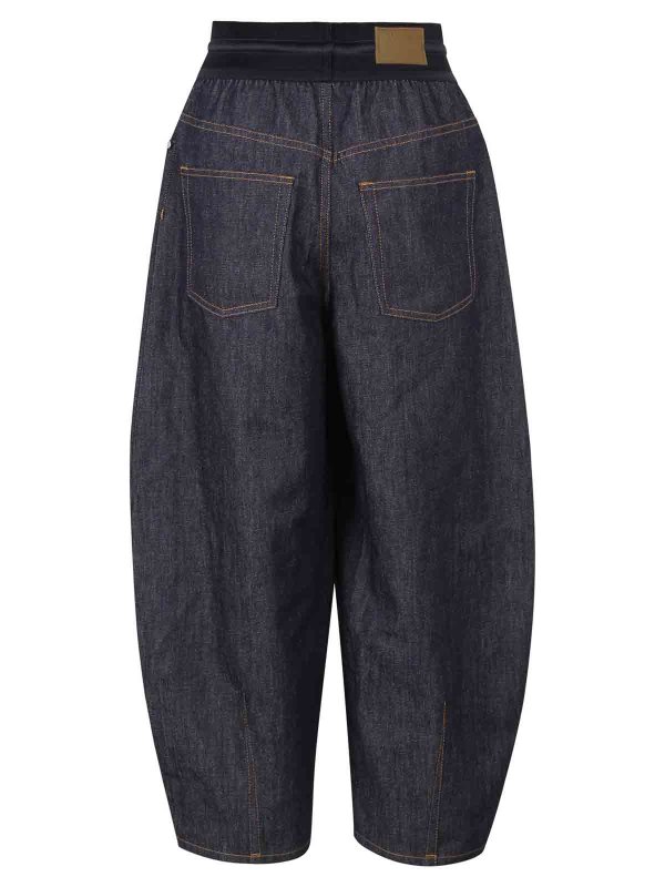 HELMUT LANG: bootcut jeans online - Cocoon Pull-On Jeans