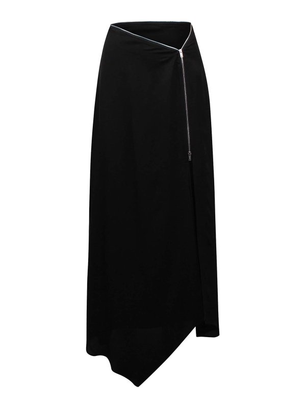 NANUSHKA: Jupes midi et au genou - Jupe Midi - Noir