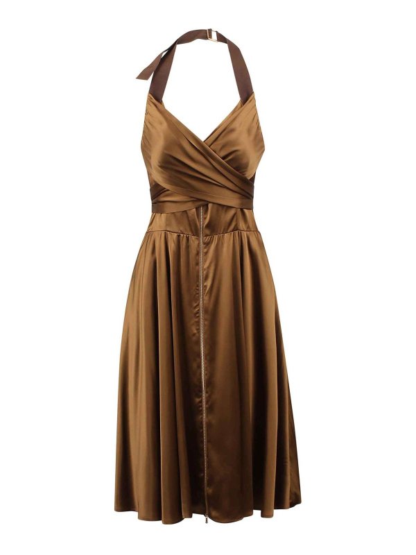 PATOU: マキシドレス - マキシドレス - ブラウン