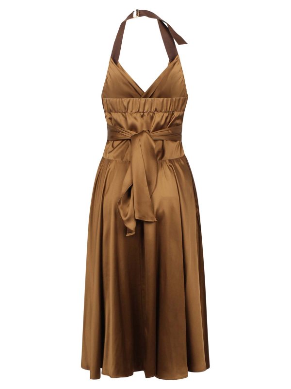 PATOU: マキシドレス online - マキシドレス - ブラウン