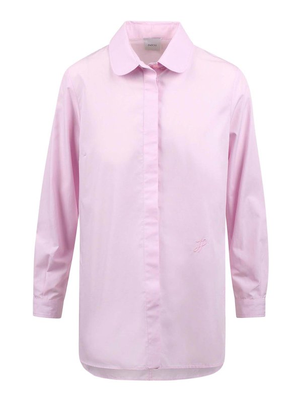 PATOU: shirts - Sartorial shirt in organic cotton popelines