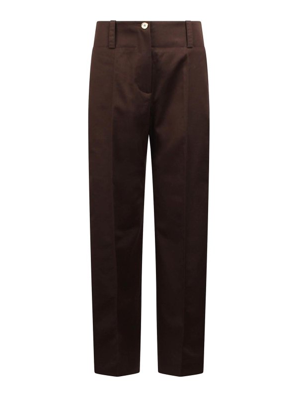 PATOU: トラウザーショーツ - ショートパンツ - ブラウン