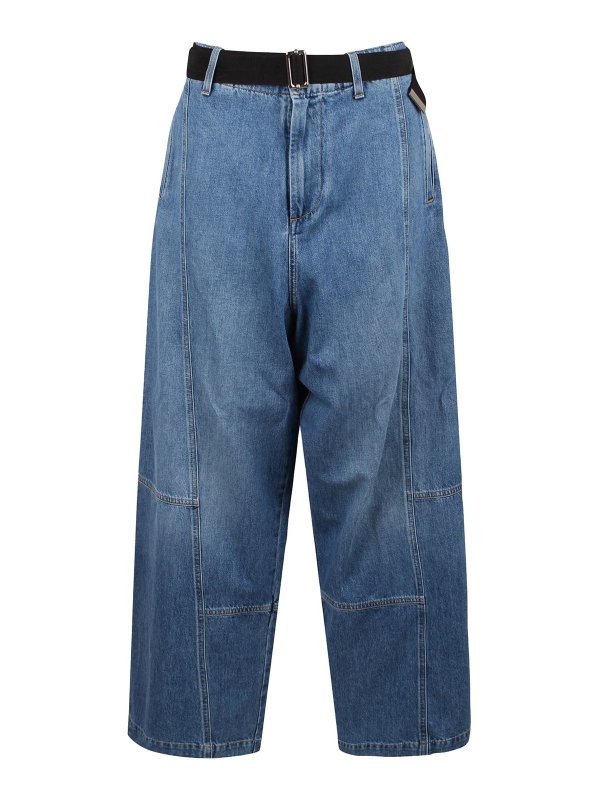 PLAN C: Jeans évasés - Jean Bootcut - Bleu