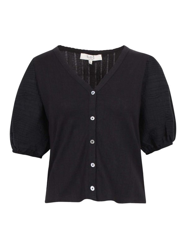 SEA NEW YORK: Tops & Débardeurs - Top - Noir