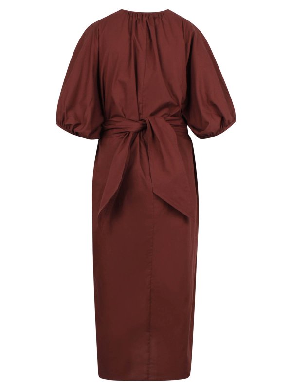 SOEUR: ニーレングスドレス online - 膝丈ドレス - ブラウン