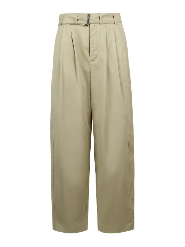 SOEUR: カジュアルトラウザー - カジュアルパンツ - 緑