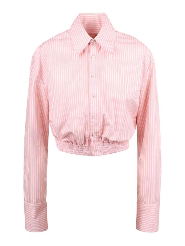 SSHEENA: shirts - Striped shirt with elastic