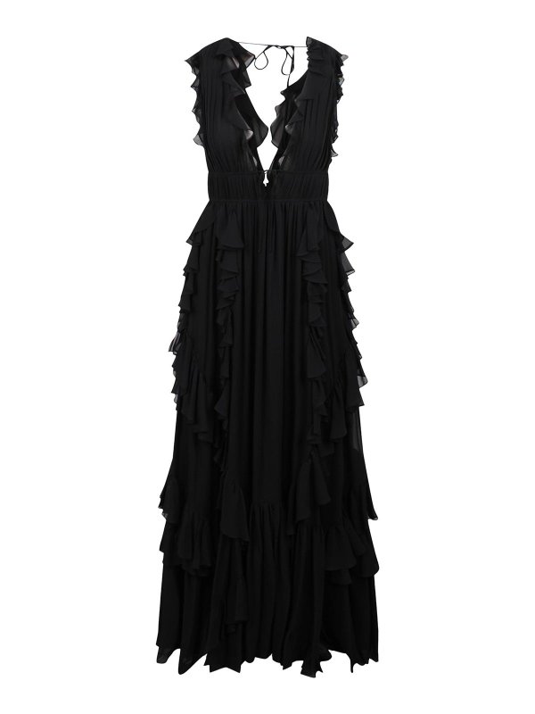 ULLA JOHNSON: マキシドレス - マキシドレス - 黒