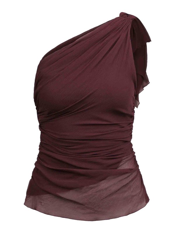 VICTORIA BECKHAM: Tops & Tank tops - Drapped monospallalas