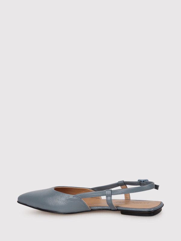 フラットシューズ - ブルー shop online: POMME D