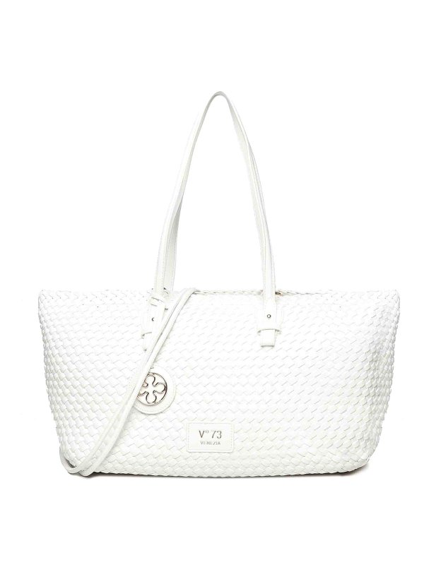 v°73: Handtaschen - Shopper - Weiß