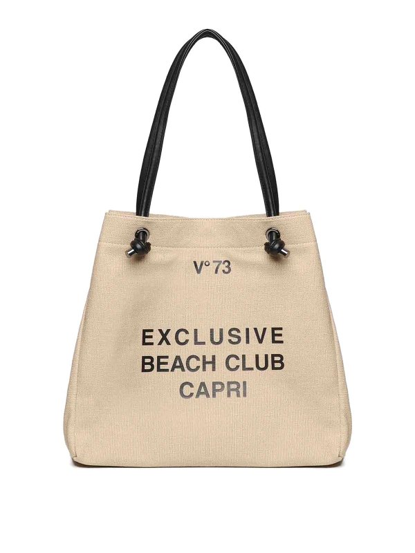 v°73: Handtaschen - Shopper - Beige