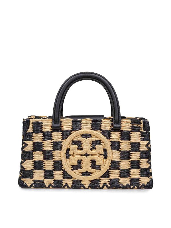 TORY BURCH: cross body bags - Hand bag Ella East-West worked extensions