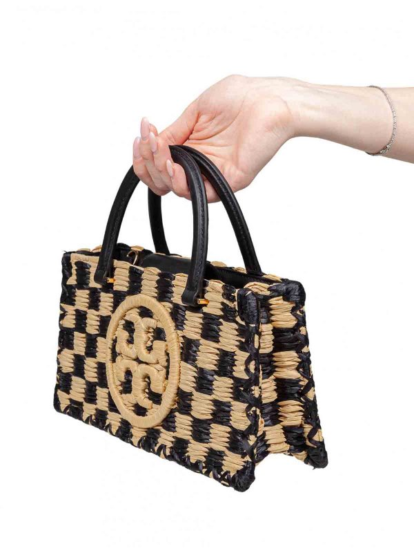 TORY BURCH: cross body bags online - Hand bag Ella East-West worked extensions