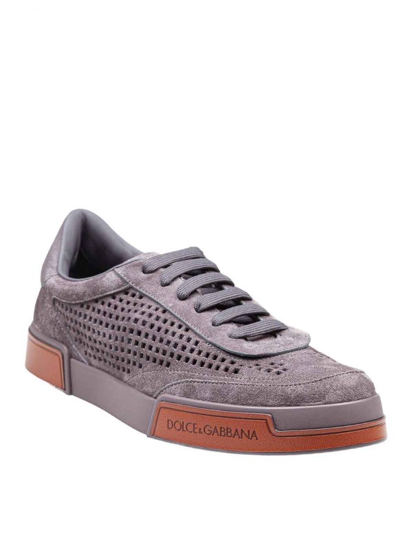 DOLCE & GABBANA: Chaussures de sport online - Baskets - Marron