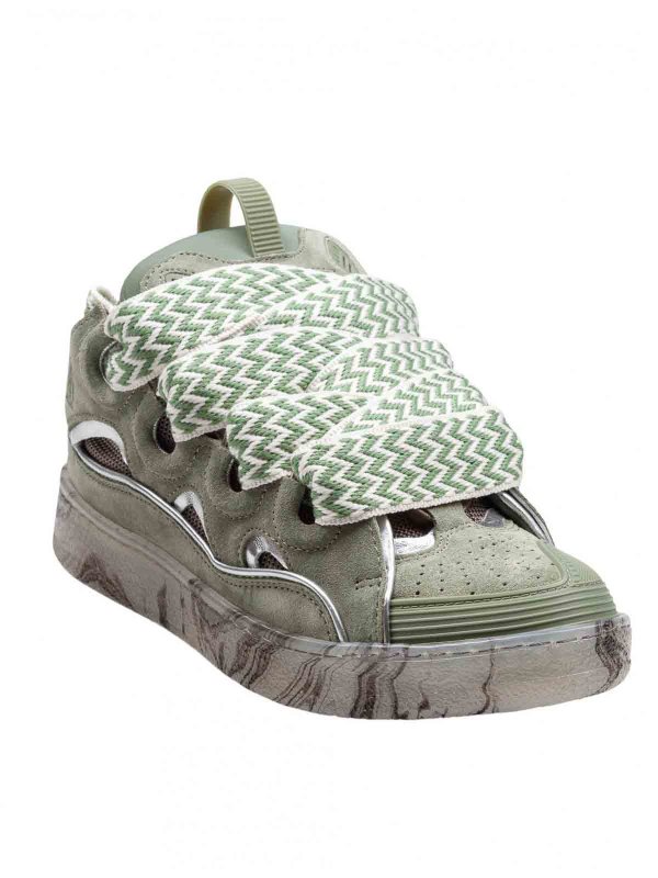 LANVIN: Zapatillas online - Zapatillas - Verde
