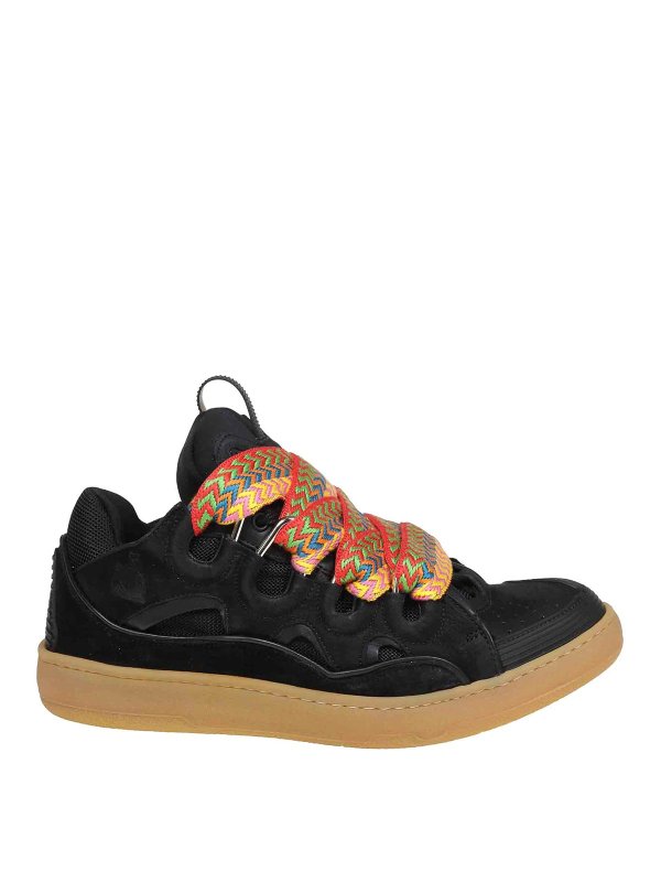 LANVIN: Zapatillas - Zapatillas - Negro