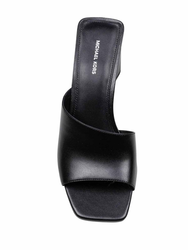 MICHAEL KORS: sabot online - Sabot Merriam Wedge In Pelle