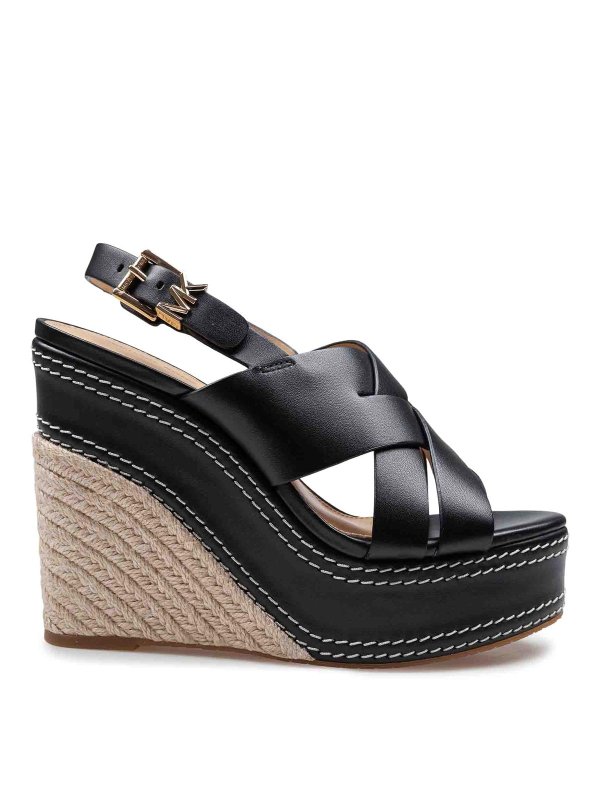 MICHAEL KORS: サンダル - サンダル - 黒