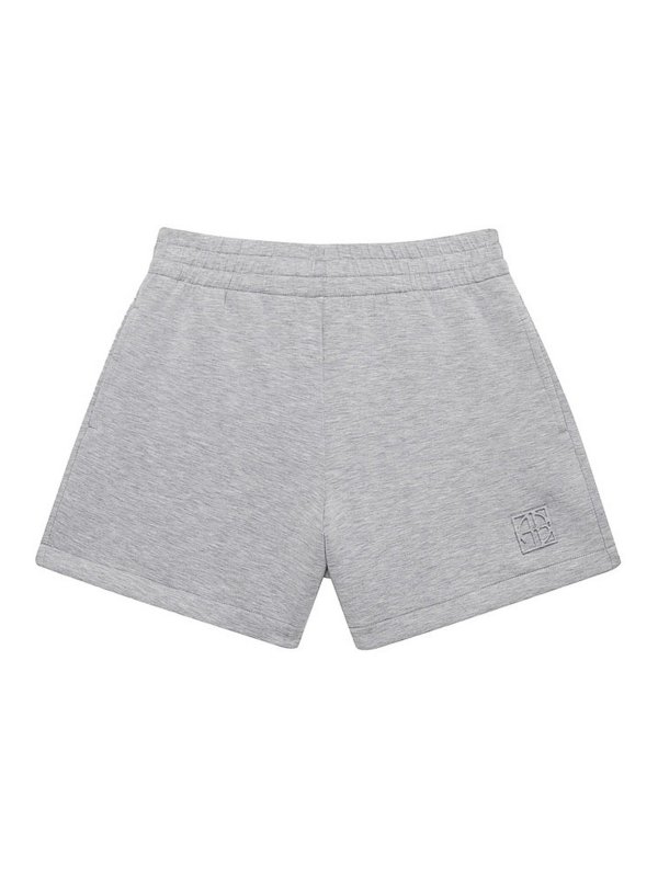 ANINE BING: トラウザーショーツ - ショートパンツ - グレー