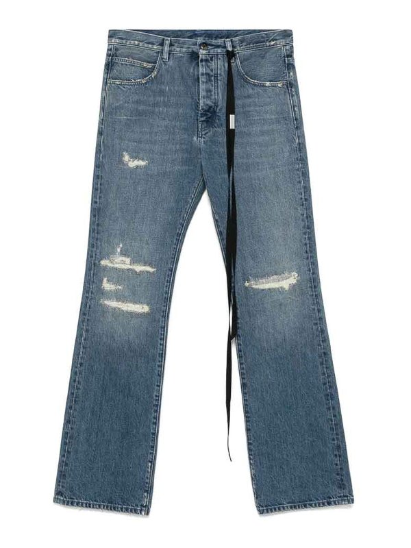 ANN DEMEULEMEESTER: bootcut jeans - Jeans