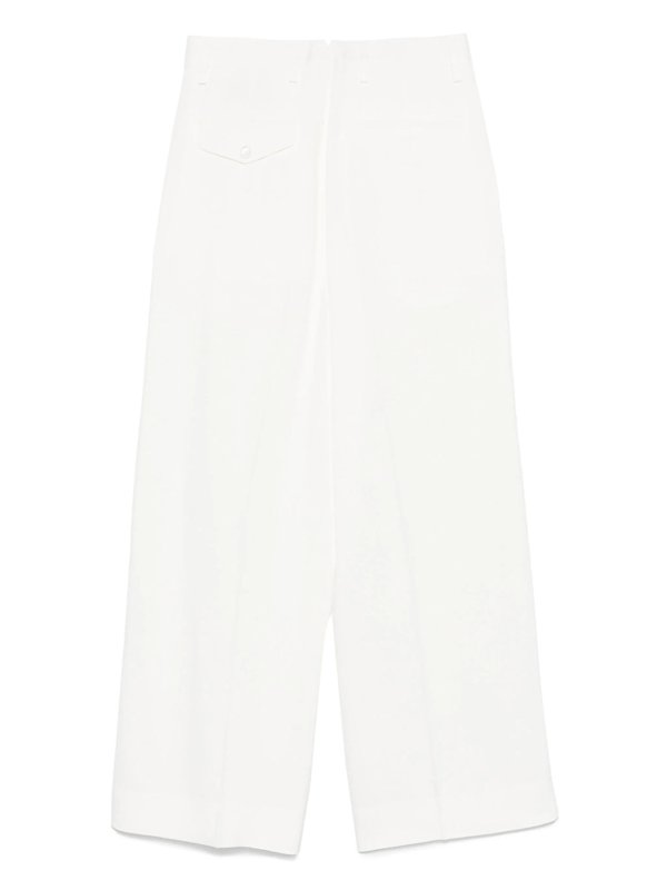 ANN DEMEULEMEESTER: Pantalones casual online - Pantalón Casual - Blanco