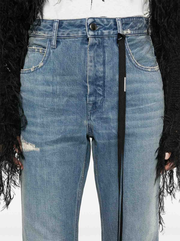 ANN DEMEULEMEESTER: Jeans évasés online - Jean Bootcut - Bleu